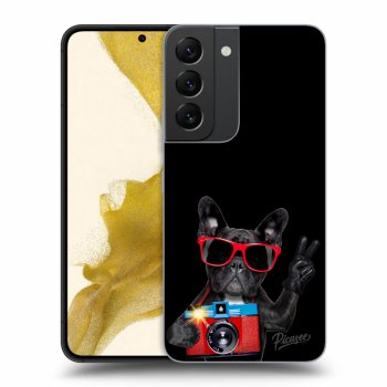 Szilikon tok erre a típusra Samsung Galaxy S22 5G - French Bulldog