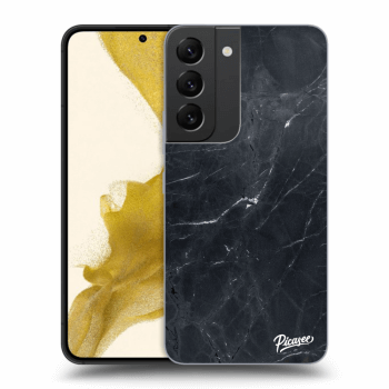 Szilikon tok erre a típusra Samsung Galaxy S22 5G - Black marble