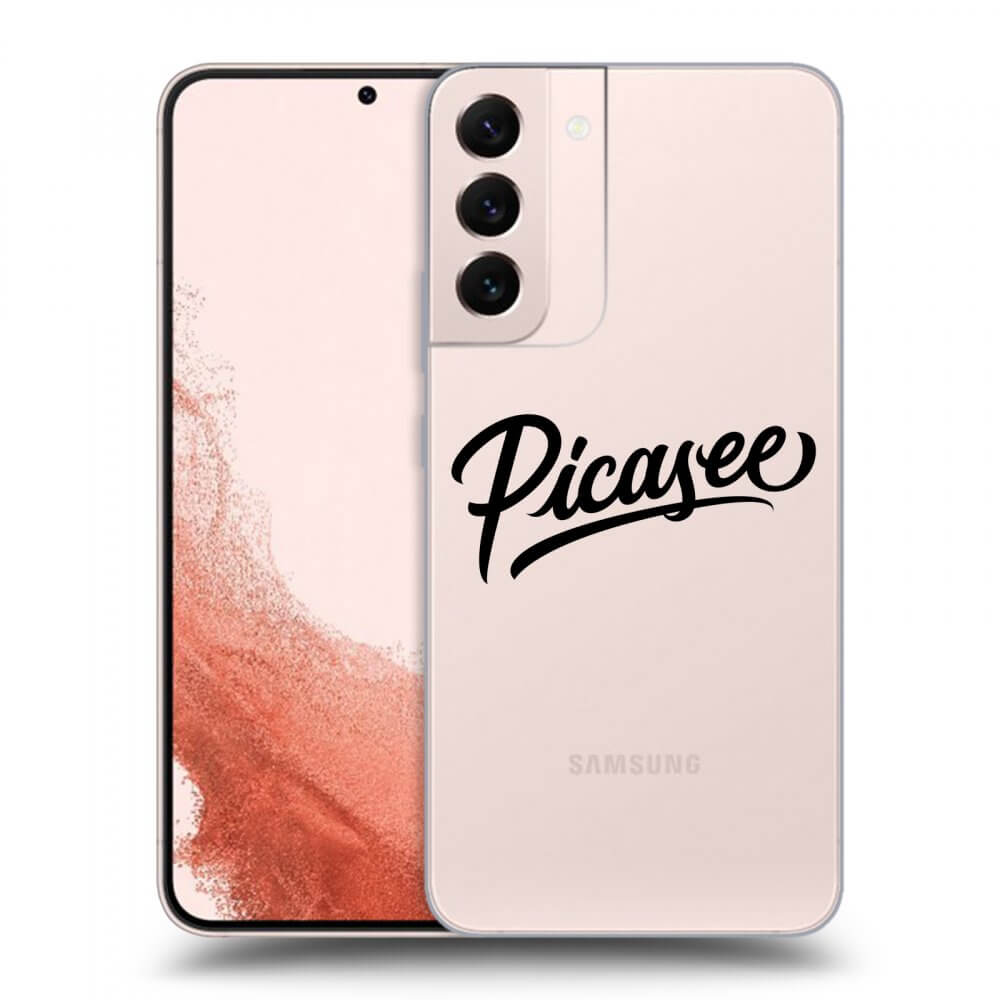 Picasee átlátszó szilikon tok az alábbi mobiltelefonokra Samsung Galaxy S22+ 5G - Picasee - black