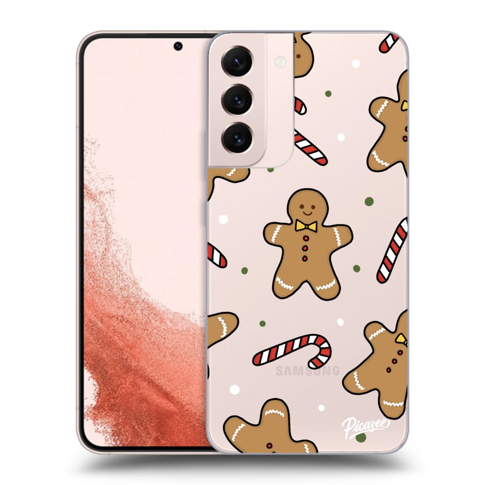 Picasee átlátszó szilikon tok az alábbi mobiltelefonokra Samsung Galaxy S22+ 5G - Gingerbread