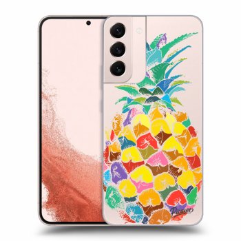 Picasee átlátszó szilikon tok az alábbi mobiltelefonokra Samsung Galaxy S22+ 5G - Pineapple