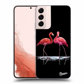 Picasee ULTIMATE CASE PowerShare Samsung Galaxy S22+ 5G - készülékre - Flamingos couple