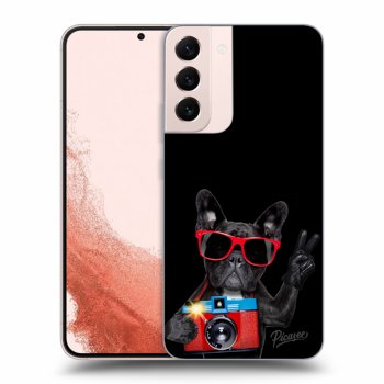 Szilikon tok erre a típusra Samsung Galaxy S22+ 5G - French Bulldog