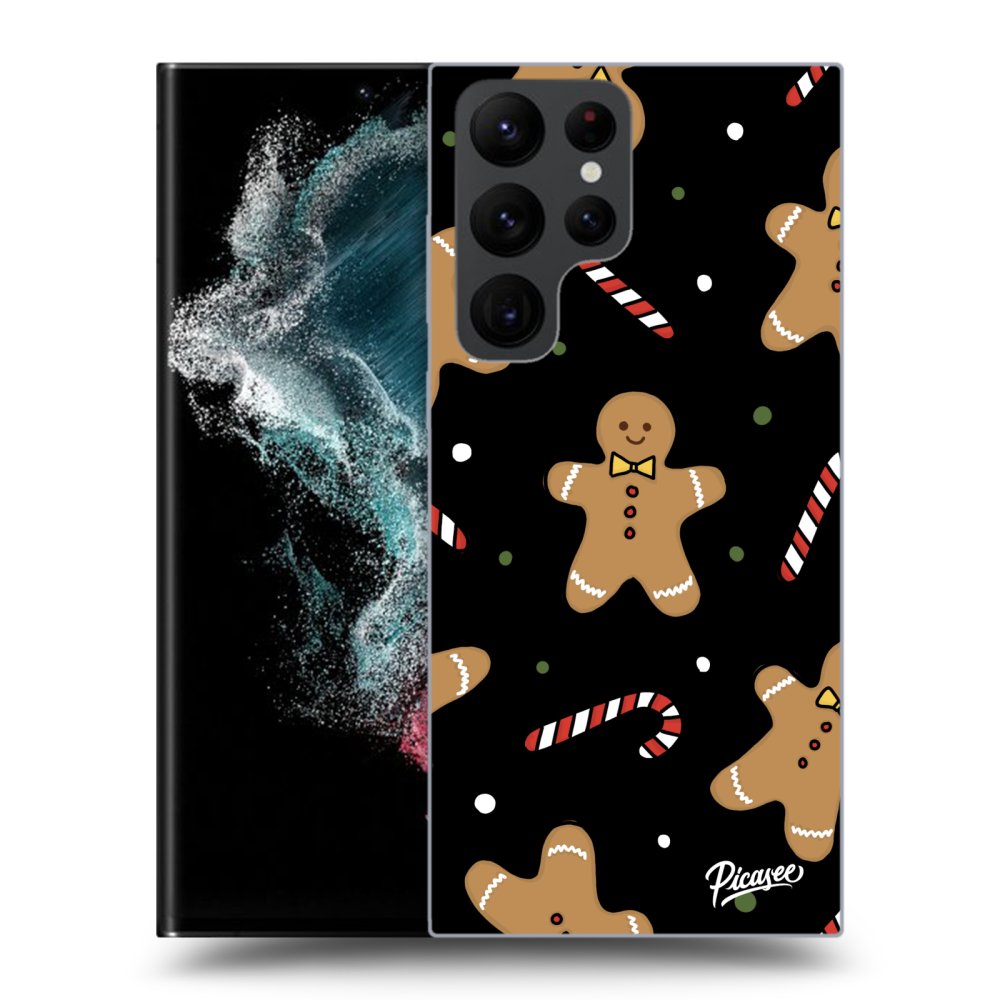 Picasee fekete szilikon tok az alábbi mobiltelefonokra Samsung Galaxy S22 Ultra 5G - Gingerbread