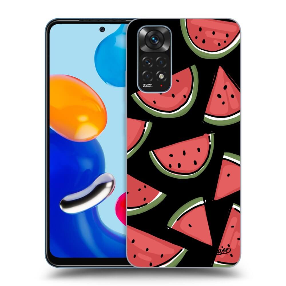 Picasee fekete szilikon tok az alábbi mobiltelefonokra Xiaomi Redmi Note 11 - Melone