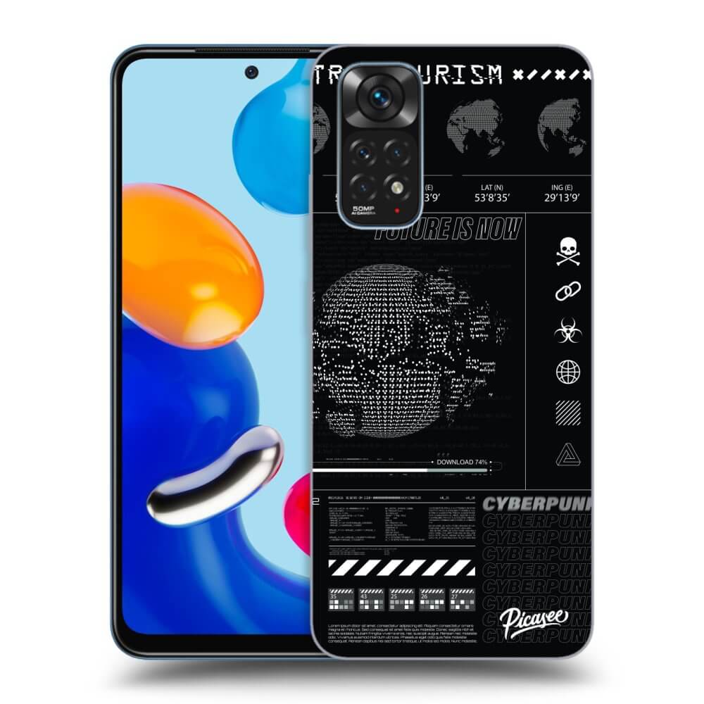 Picasee fekete szilikon tok az alábbi mobiltelefonokra Xiaomi Redmi Note 11 - FUTURE