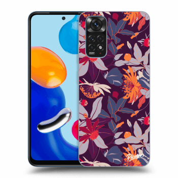 Szilikon tok erre a típusra Xiaomi Redmi Note 11 - Purple Leaf