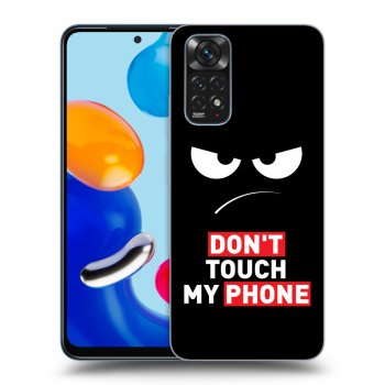 Szilikon tok erre a típusra Xiaomi Redmi Note 11 - Angry Eyes - Transparent