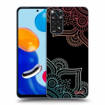 Szilikon tok erre a típusra Xiaomi Redmi Note 11 - Flowers pattern