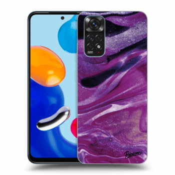 Szilikon tok erre a típusra Xiaomi Redmi Note 11 - Purple glitter