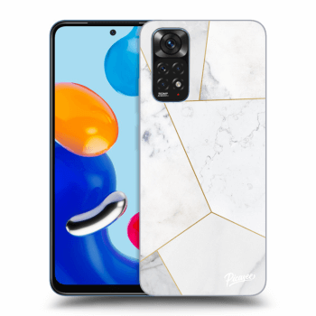 Szilikon tok erre a típusra Xiaomi Redmi Note 11S 4G - White tile