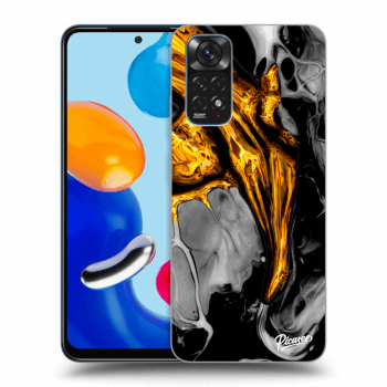 Szilikon tok erre a típusra Xiaomi Redmi Note 11S 4G - Black Gold