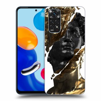 Szilikon tok erre a típusra Xiaomi Redmi Note 11S 4G - Gold - Black