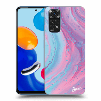 Szilikon tok erre a típusra Xiaomi Redmi Note 11S 4G - Pink liquid