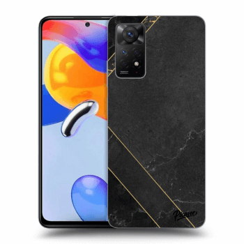 Szilikon tok erre a típusra Xiaomi Redmi Note 11 Pro - Black tile