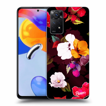 Picasee ULTIMATE CASE Xiaomi Redmi Note 11 Pro - készülékre - Flowers and Berries