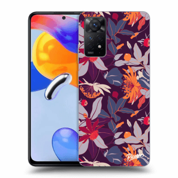 Szilikon tok erre a típusra Xiaomi Redmi Note 11 Pro - Purple Leaf