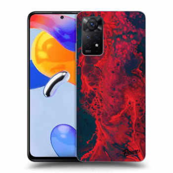 Szilikon tok erre a típusra Xiaomi Redmi Note 11 Pro - Organic red