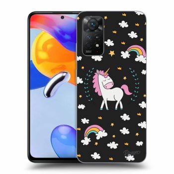 Picasee fekete szilikon tok az alábbi mobiltelefonokra Xiaomi Redmi Note 11 Pro 5G - Unicorn star heaven