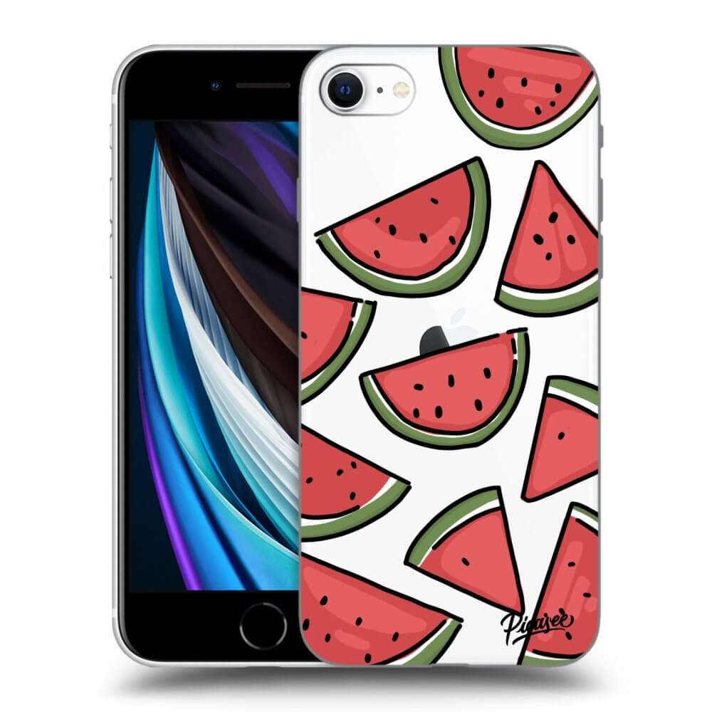 Picasee átlátszó szilikon tok az alábbi mobiltelefonokra Apple iPhone SE 2022 - Melone