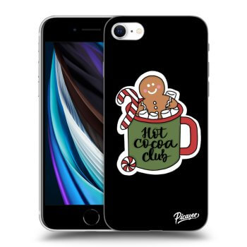 Picasee fekete szilikon tok az alábbi mobiltelefonokra Apple iPhone SE 2022 - Hot Cocoa Club