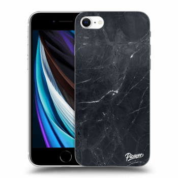 Szilikon tok erre a típusra Apple iPhone SE 2022 - Black marble