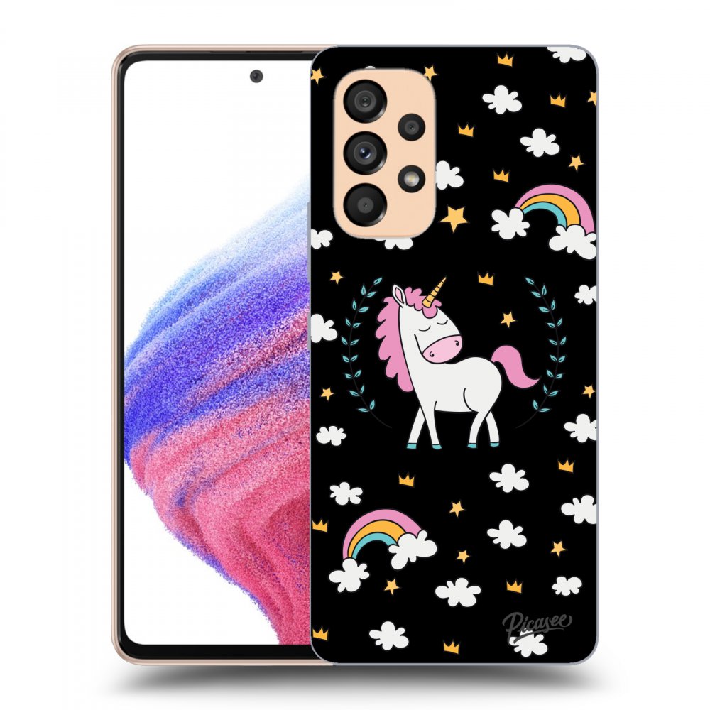 Picasee ULTIMATE CASE Samsung Galaxy A53 5G - készülékre - Unicorn star heaven