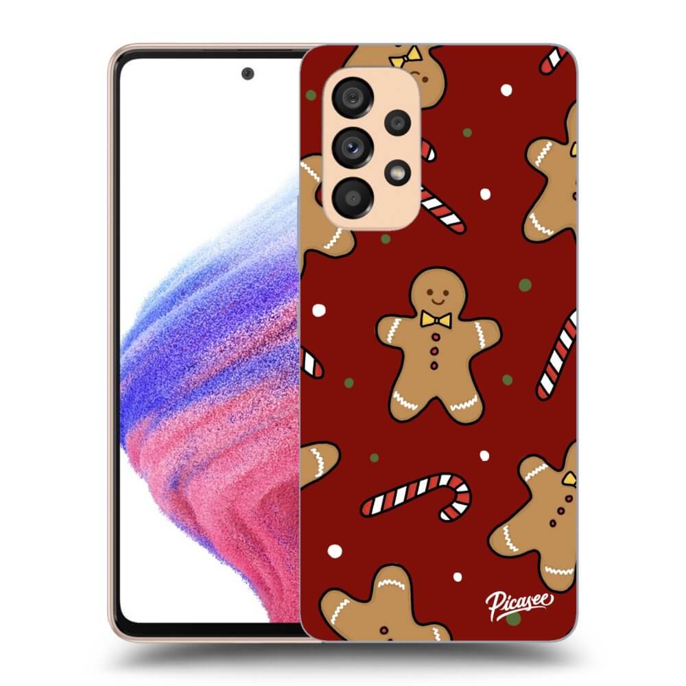 Picasee átlátszó szilikon tok az alábbi mobiltelefonokra Samsung Galaxy A53 5G - Gingerbread 2