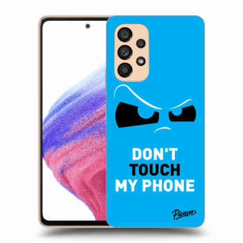 Szilikon tok erre a típusra Samsung Galaxy A53 5G - Cloudy Eye - Blue