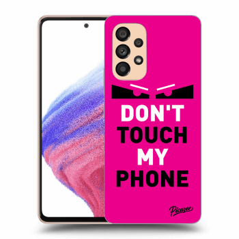Szilikon tok erre a típusra Samsung Galaxy A53 5G - Shadow Eye - Pink