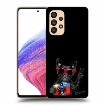 Szilikon tok erre a típusra Samsung Galaxy A53 5G - French Bulldog