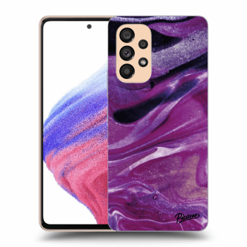 Picasee ULTIMATE CASE Samsung Galaxy A53 5G - készülékre - Purple glitter