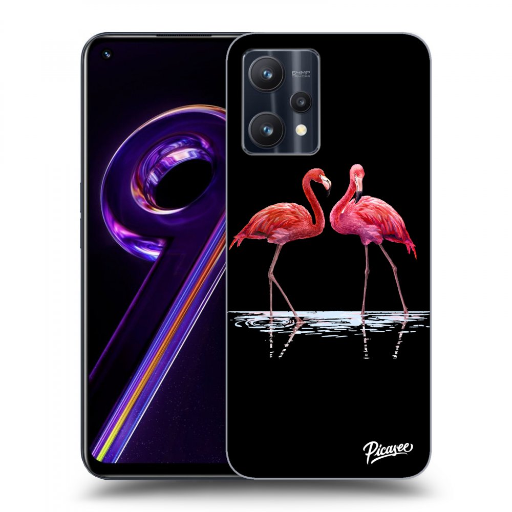 Picasee ULTIMATE CASE Realme 9 Pro 5G - készülékre - Flamingos couple