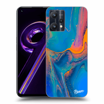 Szilikon tok erre a típusra Realme 9 Pro 5G - Rainbow