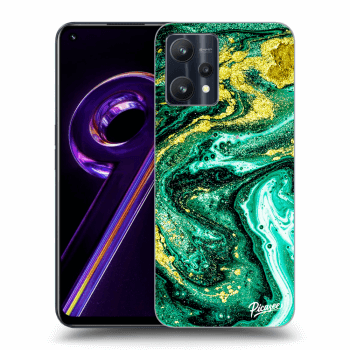 Szilikon tok erre a típusra Realme 9 Pro 5G - Green Gold