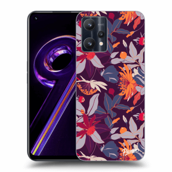 Szilikon tok erre a típusra Realme 9 Pro 5G - Purple Leaf