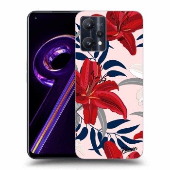 Szilikon tok erre a típusra Realme 9 Pro 5G - Red Lily