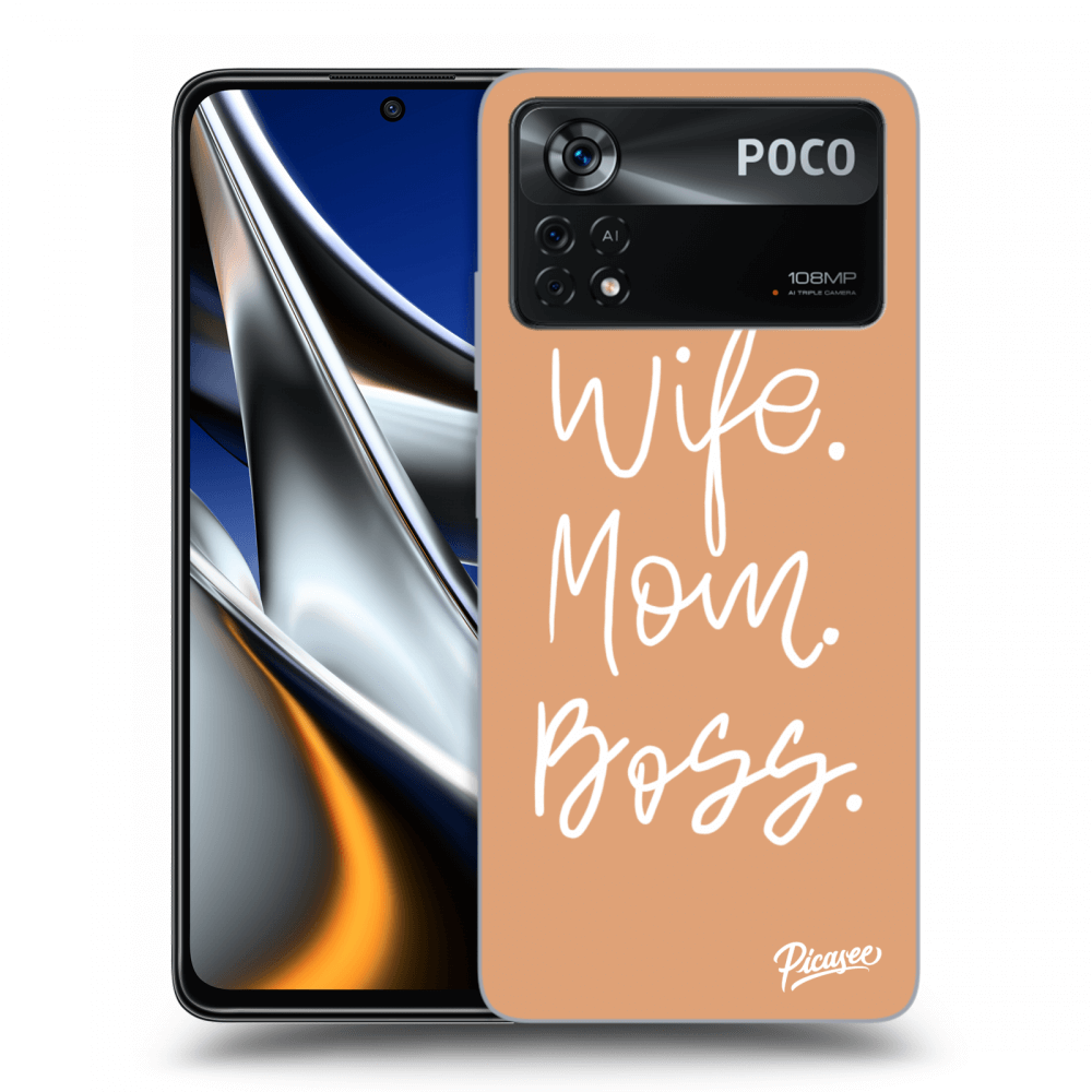 Picasee ULTIMATE CASE Xiaomi Poco X4 Pro 5G - készülékre - Boss Mama