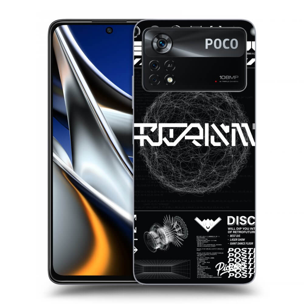 Picasee fekete szilikon tok az alábbi mobiltelefonokra Xiaomi Poco X4 Pro 5G - BLACK DISCO