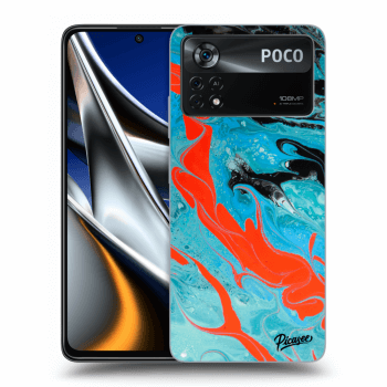 Szilikon tok erre a típusra Xiaomi Poco X4 Pro 5G - Blue Magma