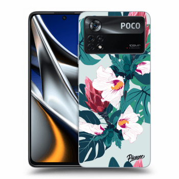 Picasee átlátszó szilikon tok az alábbi mobiltelefonokra Xiaomi Poco X4 Pro 5G - Rhododendron
