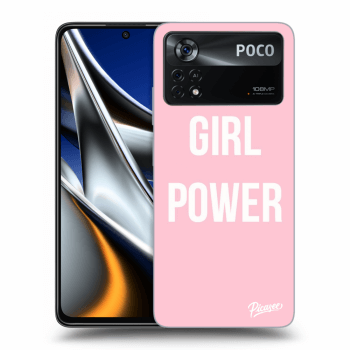 Picasee fekete szilikon tok az alábbi mobiltelefonokra Xiaomi Poco X4 Pro 5G - Girl power