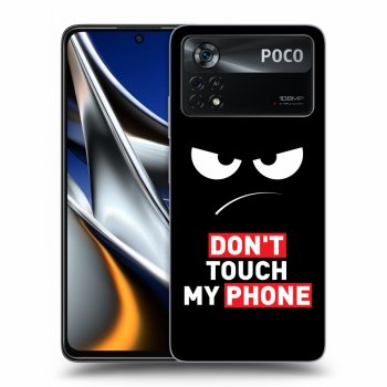 Szilikon tok erre a típusra Xiaomi Poco X4 Pro 5G - Angry Eyes - Transparent