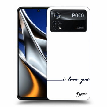 Picasee ULTIMATE CASE Xiaomi Poco X4 Pro 5G - készülékre - I love you
