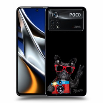 Szilikon tok erre a típusra Xiaomi Poco X4 Pro 5G - French Bulldog