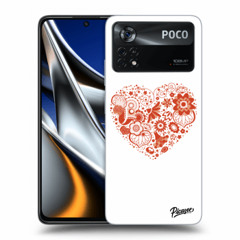 Szilikon tok erre a típusra Xiaomi Poco X4 Pro 5G - Big heart