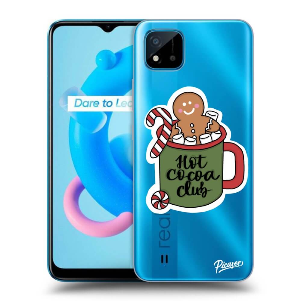 Picasee átlátszó szilikon tok az alábbi mobiltelefonokra Realme C11 (2021) - Hot Cocoa Club