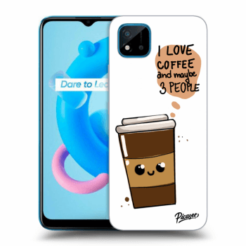 Szilikon tok erre a típusra Realme C11 (2021) - Cute coffee