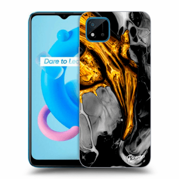 Szilikon tok erre a típusra Realme C11 (2021) - Black Gold