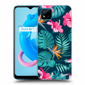 Szilikon tok erre a típusra Realme C11 (2021) - Pink Monstera